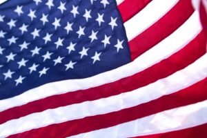 Amerikan bayrağının yakın çekim görüntüsü, Amerika vizesi nasıl alınır